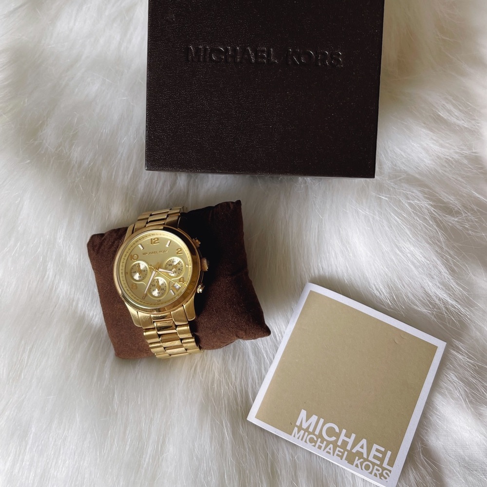 Michael Kors Chronograph Watch - Gold MK 5055